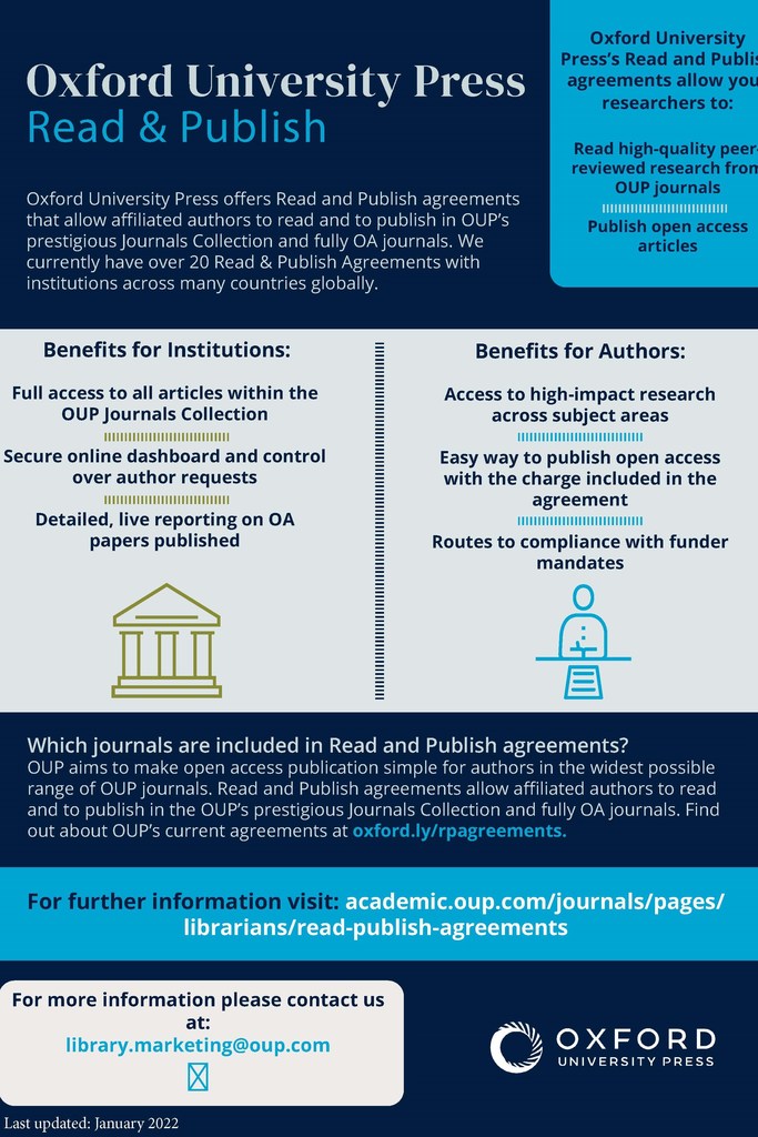 Oxford University Press Transformative agreement